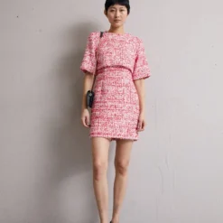 Sandro Cocktailkleid/festliches Kleid - Rouge -Günstiges Fem Glanz Geschäft 93ad17a537f6404eb4f98e1e19c2a785