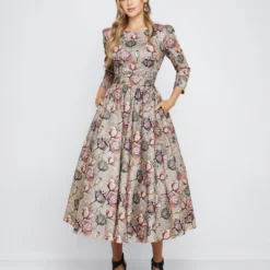 LUCRETIA - Cocktailkleid/festliches Kleid - Beige -Günstiges Fem Glanz Geschäft 94361182eb764d0aa32dcc839fec3c29