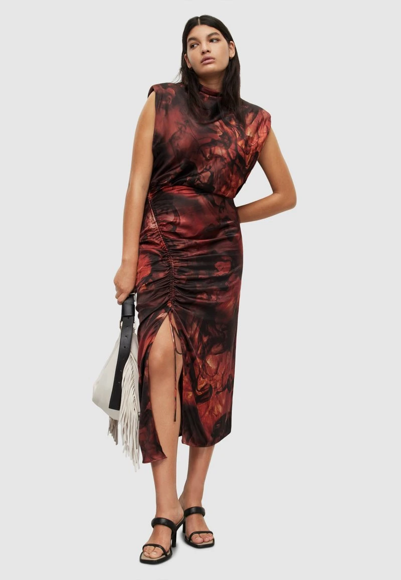 AllSaints ISA CLAUDIA - Cocktailkleid/festliches Kleid - Deep Rust Red 2 AllSaints ISA CLAUDIA - Cocktailkleid/festliches Kleid - Deep Rust Red – Bild 2