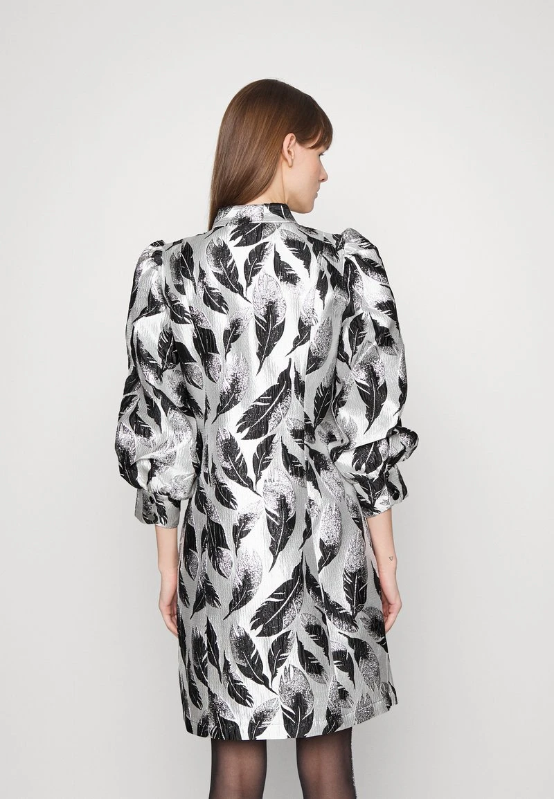 Bruuns Bazaar LEAF BROOKLYN DRESS - Cocktailkleid/festliches Kleid - Black/silver 3 Bruuns Bazaar LEAF BROOKLYN DRESS - Cocktailkleid/festliches Kleid - Black/silver – Bild 3