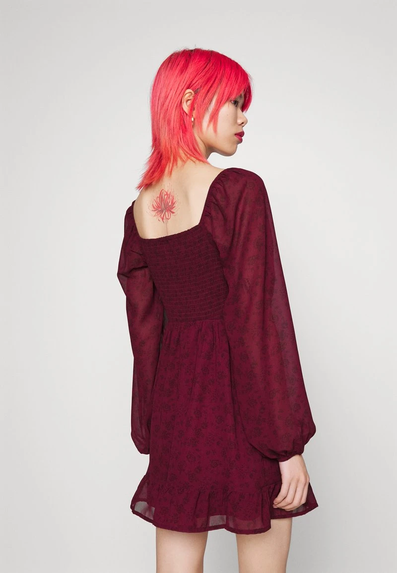 Hollister Co. PRETTY CORSET DRESS - Cocktailkleid/festliches Kleid - Burgundy 3 Hollister Co. PRETTY CORSET DRESS - Cocktailkleid/festliches Kleid - Burgundy – Bild 3