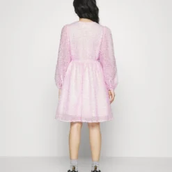 SLFALIANA SHORT WRAP DRESS - Cocktailkleid/festliches Kleid - Chalk Pink -Günstiges Fem Glanz Geschäft 97f9715ac71b4f98876f8767db87d22b