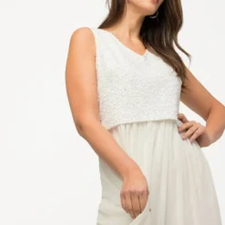 Ulla Popken MIDI À PAILLETTES SANS MANCHES COL EN V - Cocktailkleid/festliches Kleid - Blanc Cassé 9 Ulla Popken MIDI À PAILLETTES SANS MANCHES COL EN V - Cocktailkleid/festliches Kleid - Blanc Cassé -Günstiges Fem Glanz Geschäft 98c8caa2d96641329278f702a40e8231