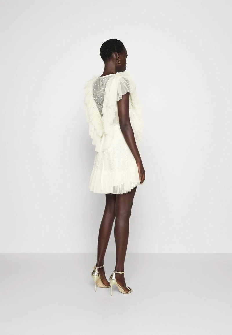 BEADED DRESS - Cocktailkleid/festliches Kleid - Cream White 3 BEADED DRESS - Cocktailkleid/festliches Kleid - Cream White – Bild 3