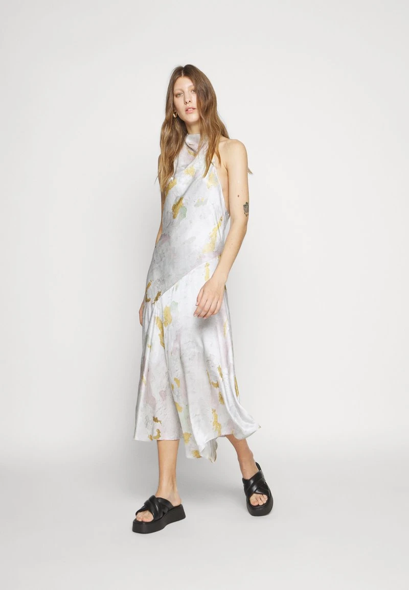 AllSaints ARIETA PAOLA DRESS - Cocktailkleid/festliches Kleid - Stone White 2 AllSaints ARIETA PAOLA DRESS - Cocktailkleid/festliches Kleid - Stone White – Bild 2