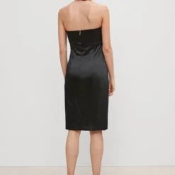 Comma MIT RAFFUNG - Cocktailkleid/festliches Kleid - Schwarz -Günstiges Fem Glanz Geschäft 9c956a1d7de14d2eae87222ca3105793