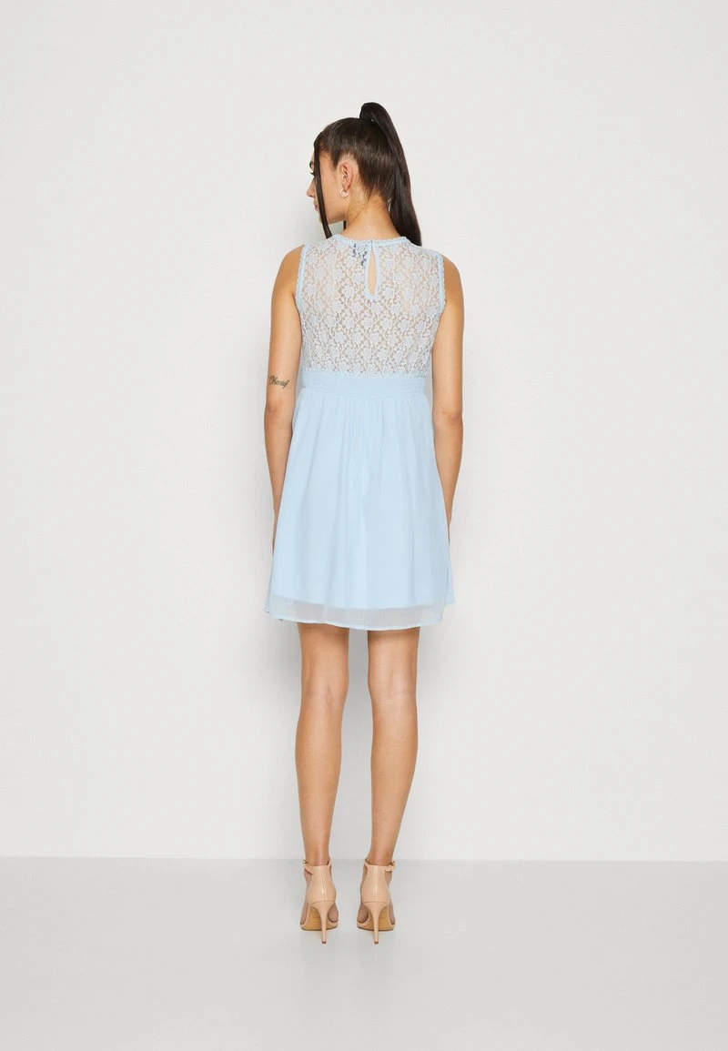 Vero Moda VMMIA SHORT DRESS - Cocktailkleid/festliches Kleid - Blue Bell 3 Vero Moda VMMIA SHORT DRESS - Cocktailkleid/festliches Kleid - Blue Bell – Bild 3