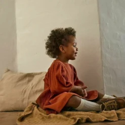 Lil Atelier ATELIER KLEID BALLON - Freizeitkleid - Baked Clay