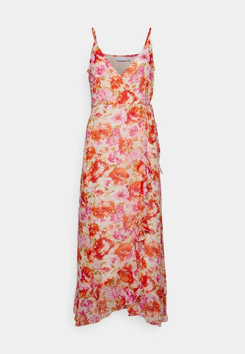 VIGILLA SINGLET WRAP ANKLE DRESS - Cocktailkleid/festliches Kleid - Beige 4 VIGILLA SINGLET WRAP ANKLE DRESS - Cocktailkleid/festliches Kleid - Beige – Bild 4