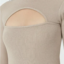 Trendyol Cocktailkleid/festliches Kleid - Beige -Günstiges Fem Glanz Geschäft 9da2b3dfa36b4ac3aecade97286119b5