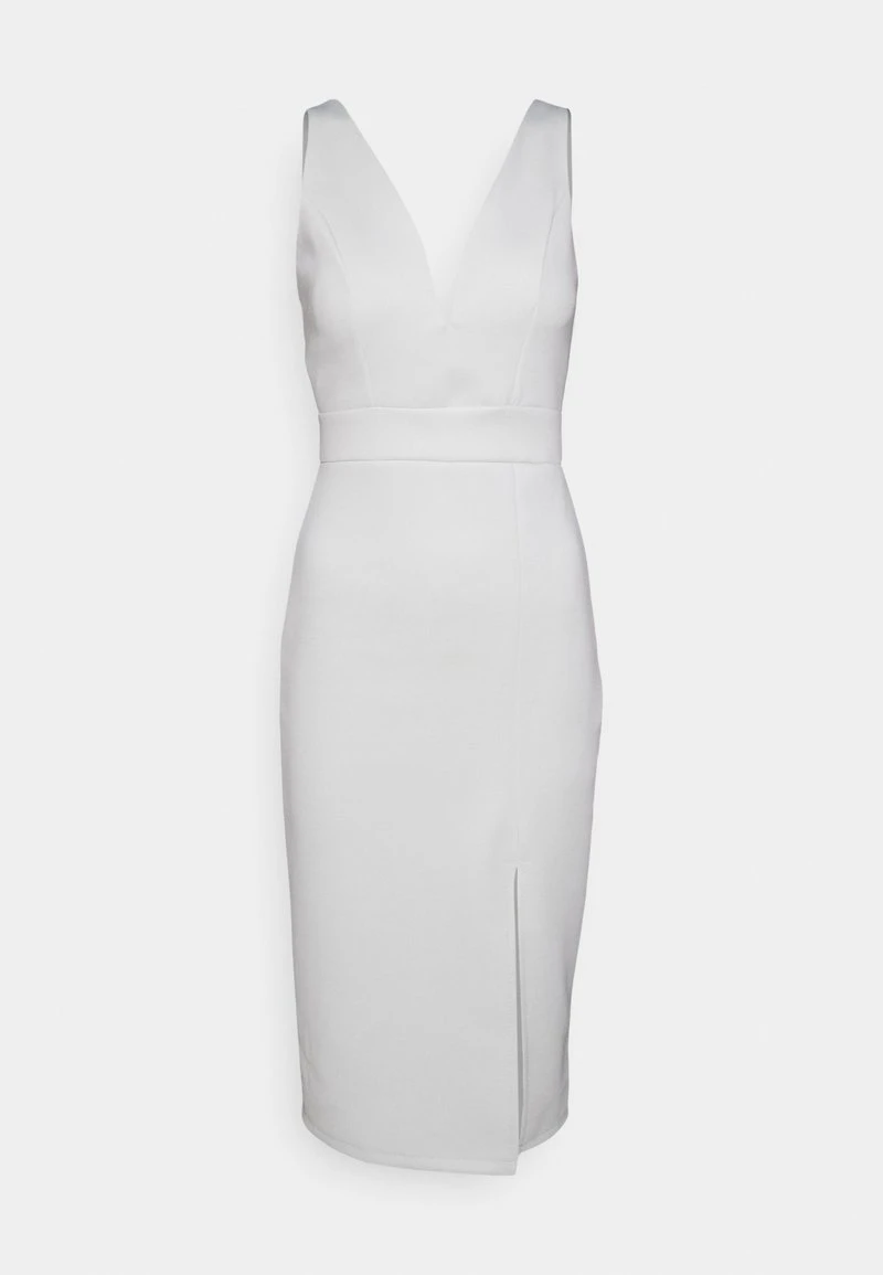 Wal G WEDDING ALMA V NECK MIDI - Cocktailkleid/festliches Kleid - Sage Green 4 Wal G WEDDING ALMA V NECK MIDI - Cocktailkleid/festliches Kleid - Sage Green – Bild 4