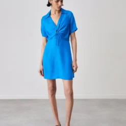 Sandro Cocktailkleid/festliches Kleid - Bleu -Günstiges Fem Glanz Geschäft 9f295d45e73441208bd6505019c92d26