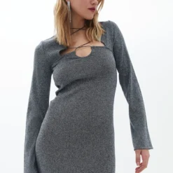 MIT BÄNDERDETAILS - Cocktailkleid/festliches Kleid - Silver 10 MIT BÄNDERDETAILS - Cocktailkleid/festliches Kleid - Silver -Günstiges Fem Glanz Geschäft 9f75ce40005c4a209aade214f6db4b2e 1