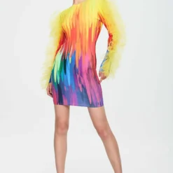 DIGIFIRE - Cocktailkleid/festliches Kleid - Gelb -Günstiges Fem Glanz Geschäft a180a2542df843d79e8f4be672ae247a 1