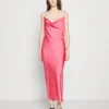 COLOURFUL REBEL CAMI UNI MIDI SLIP DRESS ZALANDO SPECIAL - Cocktailkleid/festliches Kleid - Sweet Pink