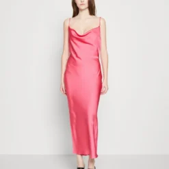 COLOURFUL REBEL CAMI UNI MIDI SLIP DRESS ZALANDO SPECIAL - Cocktailkleid/festliches Kleid - Sweet Pink