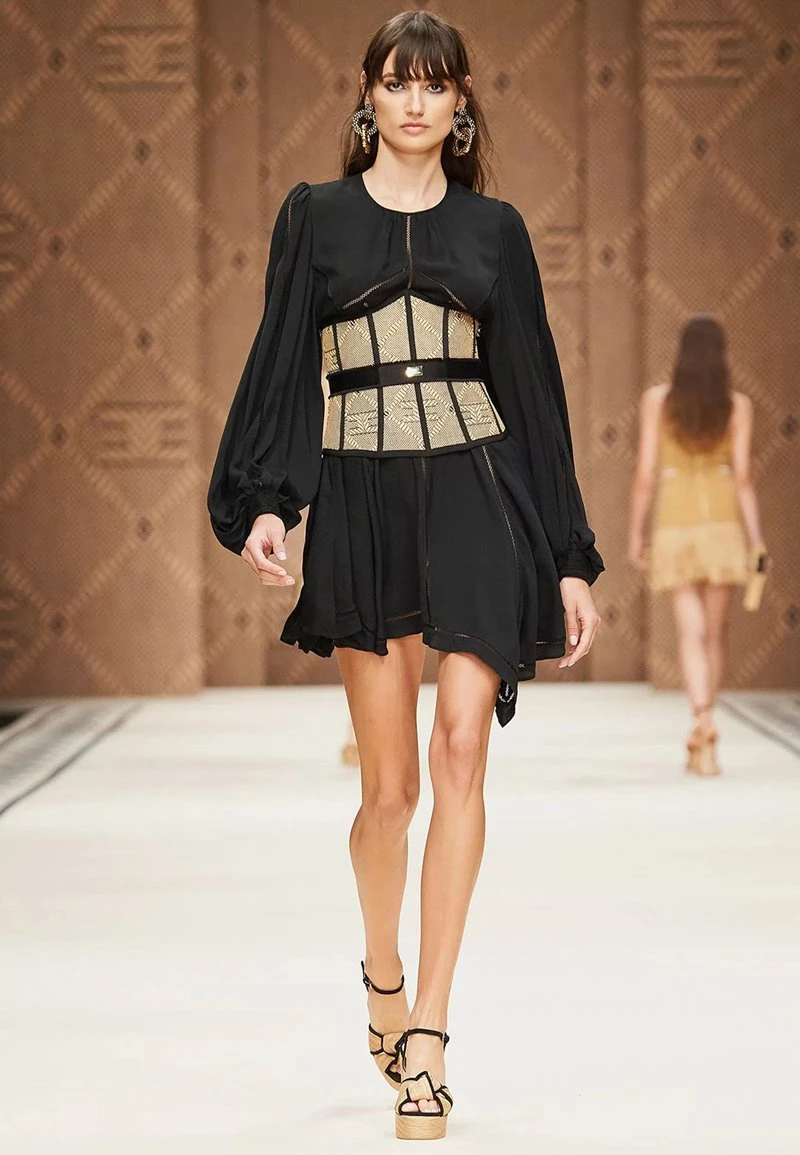 Elisabetta Franchi Cocktailkleid/festliches Kleid - Nero 4 Elisabetta Franchi Cocktailkleid/festliches Kleid - Nero – Bild 4