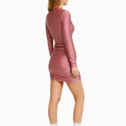 BERSHKA WITH CROSSOVER STRAPS - 00594810 - Cocktailkleid/festliches Kleid - Pink -Günstiges Fem Glanz Geschäft a3f5afb3742a401985c2852aa558d1a6
