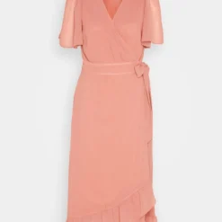 Vila VIFABIA MIDI WRAP DRESS - Cocktailkleid/festliches Kleid - Brick Dust 10 Vila VIFABIA MIDI WRAP DRESS - Cocktailkleid/festliches Kleid - Brick Dust -Günstiges Fem Glanz Geschäft a4dfdd097e9440558619efb0336a960d