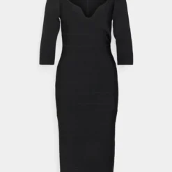 ICON SWEETHEART MIDI DRESS - Cocktailkleid/festliches Kleid - Black -Günstiges Fem Glanz Geschäft a53618440f7141b2b357cb3316f5d663