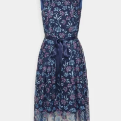 SWING DRESS EMBROIDERED - Cocktailkleid/festliches Kleid - Navy/mauve 11 SWING DRESS EMBROIDERED - Cocktailkleid/festliches Kleid - Navy/mauve -Günstiges Fem Glanz Geschäft a57d742a646048b8a2c5e55d391514b8
