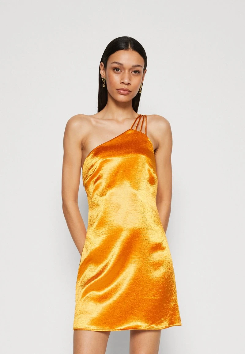 MIA ONE SHOULDER MINI DRESS - Cocktailkleid/festliches Kleid - Desert Sun 1 MIA ONE SHOULDER MINI DRESS - Cocktailkleid/festliches Kleid - Desert Sun