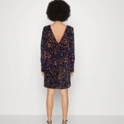 COLOURFUL REBEL TINA SEQUINS STRAIGHT DRESS - Cocktailkleid/festliches Kleid - Multicolor -Günstiges Fem Glanz Geschäft a804660507a54f4da5a59276c84f50d5