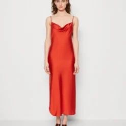 AllSaints HADLEY DRESS - Cocktailkleid/festliches Kleid - Red Clay
