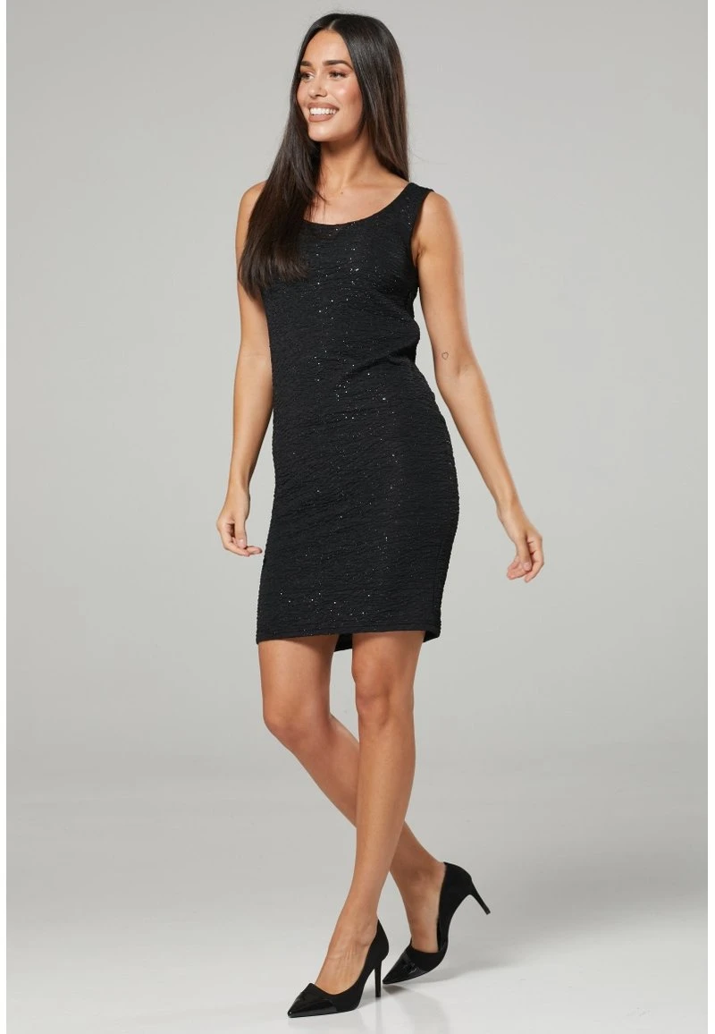 Happy Mama MATERNITY GLITTER PARTY - Cocktailkleid/festliches Kleid - Black 4 Happy Mama MATERNITY GLITTER PARTY - Cocktailkleid/festliches Kleid - Black – Bild 4