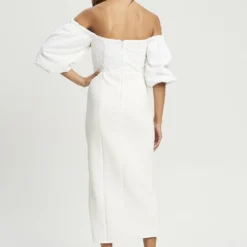 GORDON MIDI - Cocktailkleid/festliches Kleid - White 8 GORDON MIDI - Cocktailkleid/festliches Kleid - White -Günstiges Fem Glanz Geschäft a9486d86f04d49f4bc835398f1fe2aab