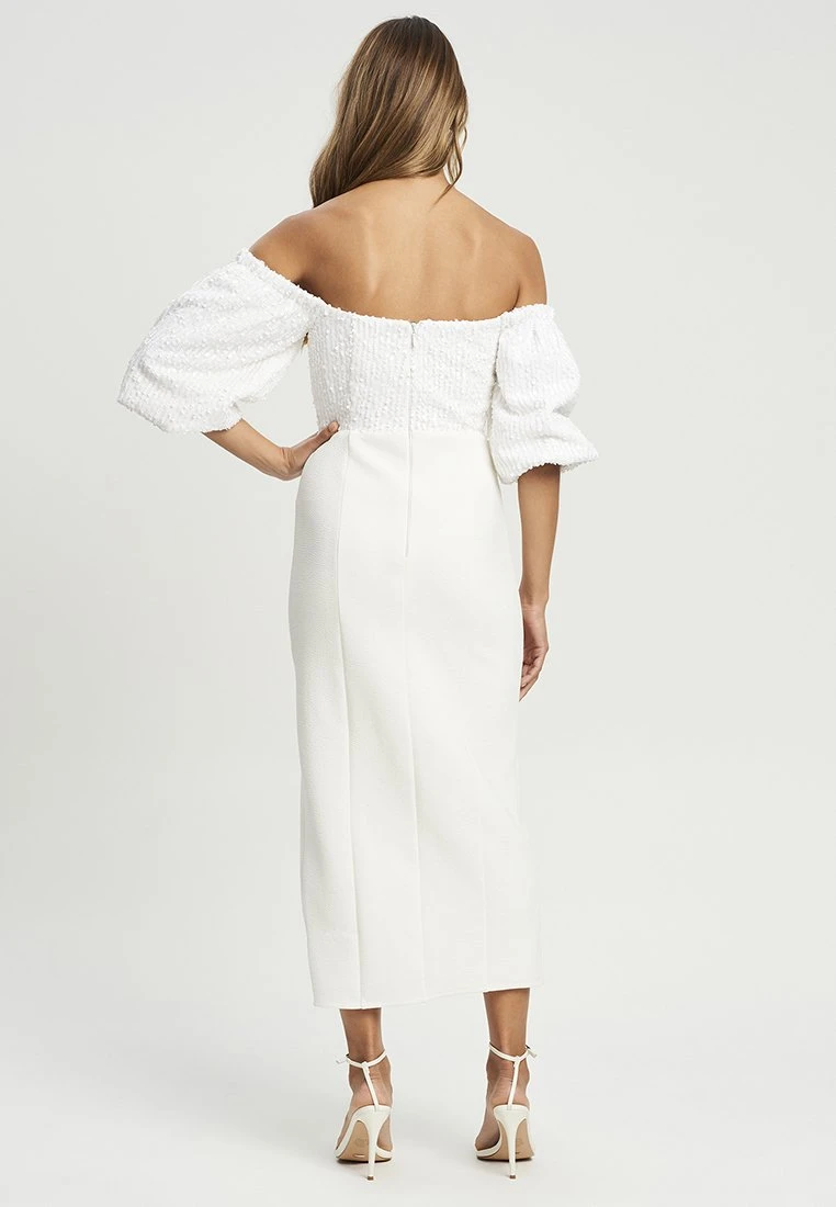 GORDON MIDI - Cocktailkleid/festliches Kleid - White 3 GORDON MIDI - Cocktailkleid/festliches Kleid - White – Bild 3