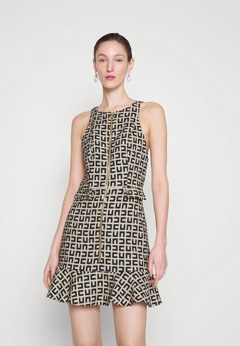 Elisabetta Franchi WOMEN'S DRESS - Cocktailkleid/festliches Kleid - Tortora/nero 1 Elisabetta Franchi WOMEN'S DRESS - Cocktailkleid/festliches Kleid - Tortora/nero