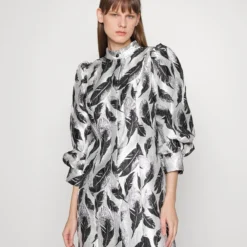 Bruuns Bazaar LEAF BROOKLYN DRESS - Cocktailkleid/festliches Kleid - Black/silver