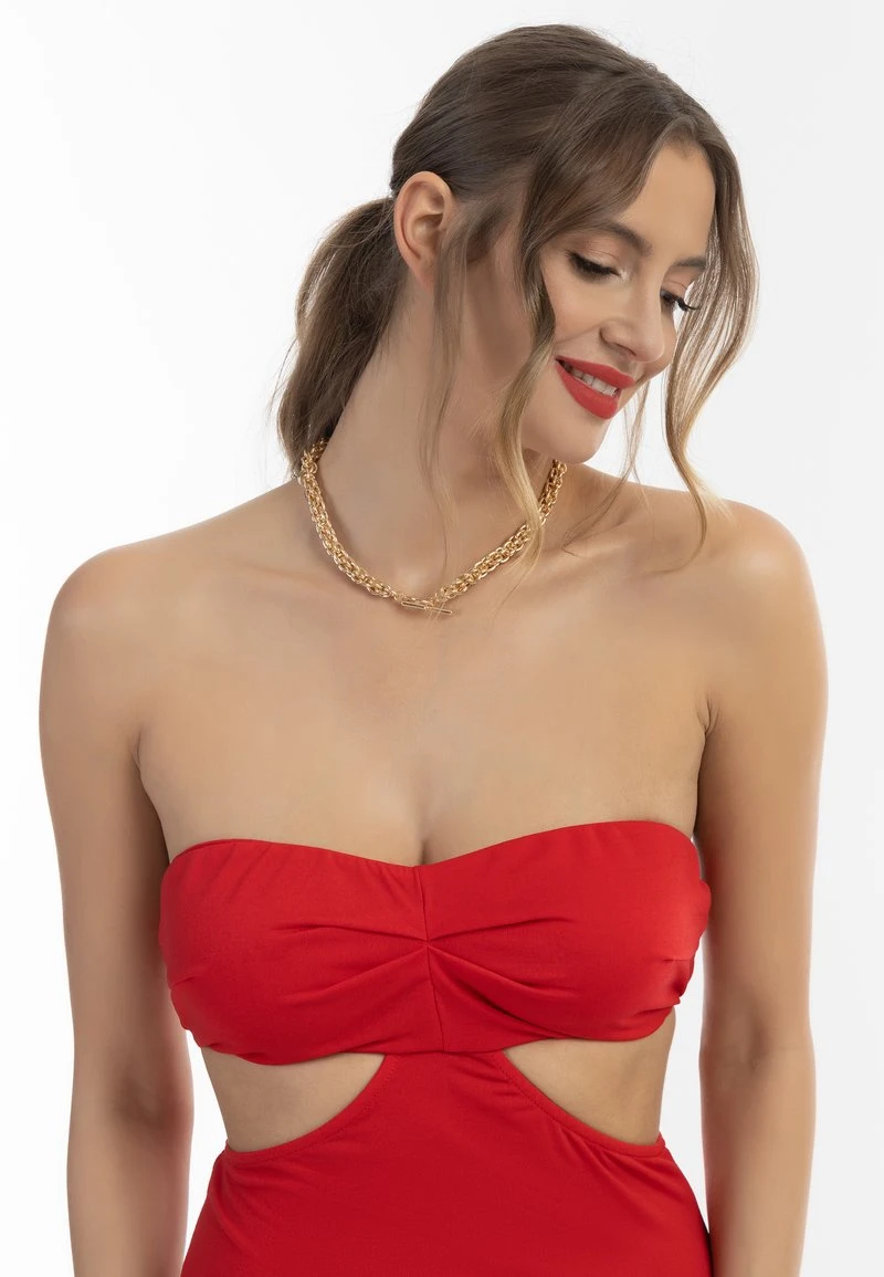 Faina MIT CUT-OUTS - Cocktailkleid/festliches Kleid - Rot 4 Faina MIT CUT-OUTS - Cocktailkleid/festliches Kleid - Rot – Bild 4