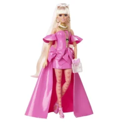 Barbie EXTRA FANCY PUPPE IM PINKEN KLEID - Puppen-Accessoires - Multicolor -Günstiges Fem Glanz Geschäft ab125fa72c4340a28514023ffedef7fa