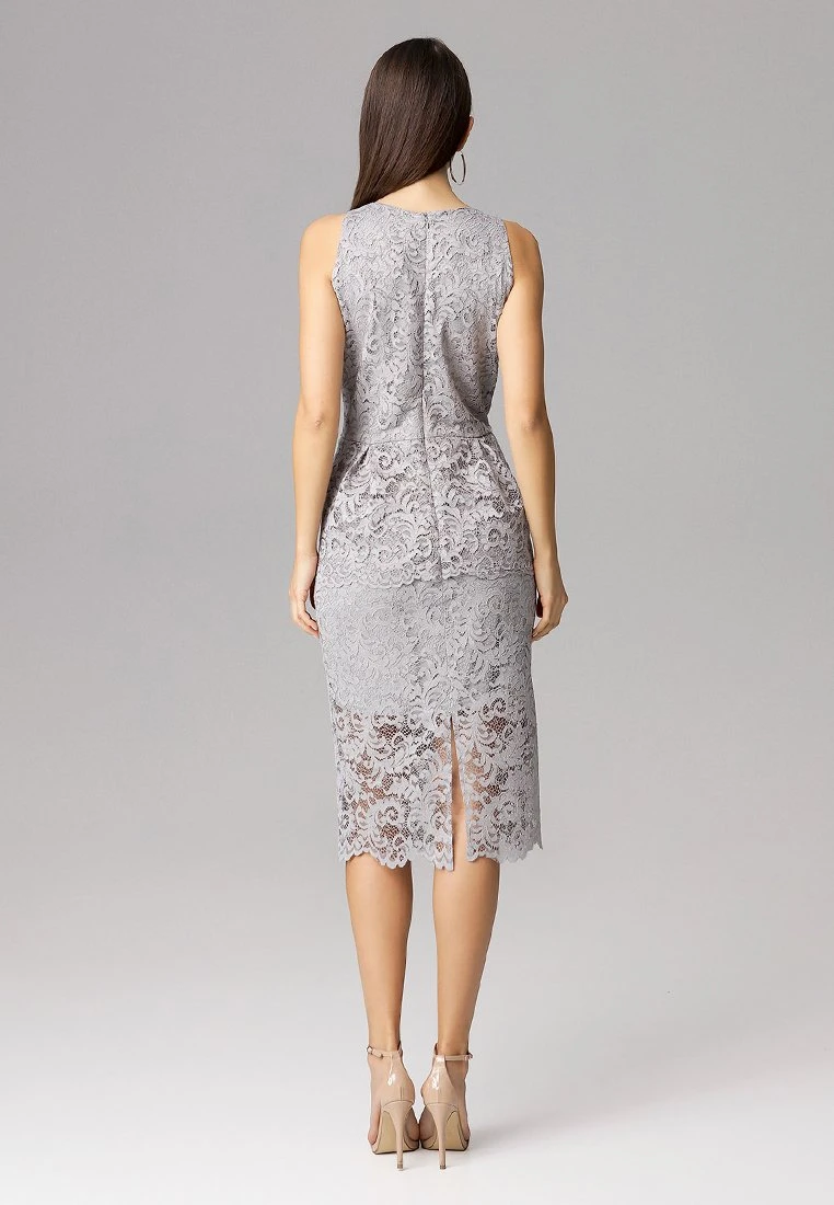 Cocktailkleid/festliches Kleid - Grey 2 Cocktailkleid/festliches Kleid - Grey – Bild 2