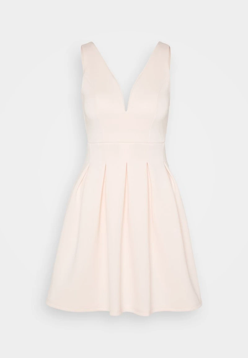 Wal G WEDDING LILA V NECK SKATER - Cocktailkleid/festliches Kleid - Peach 5 Wal G WEDDING LILA V NECK SKATER - Cocktailkleid/festliches Kleid - Peach – Bild 5