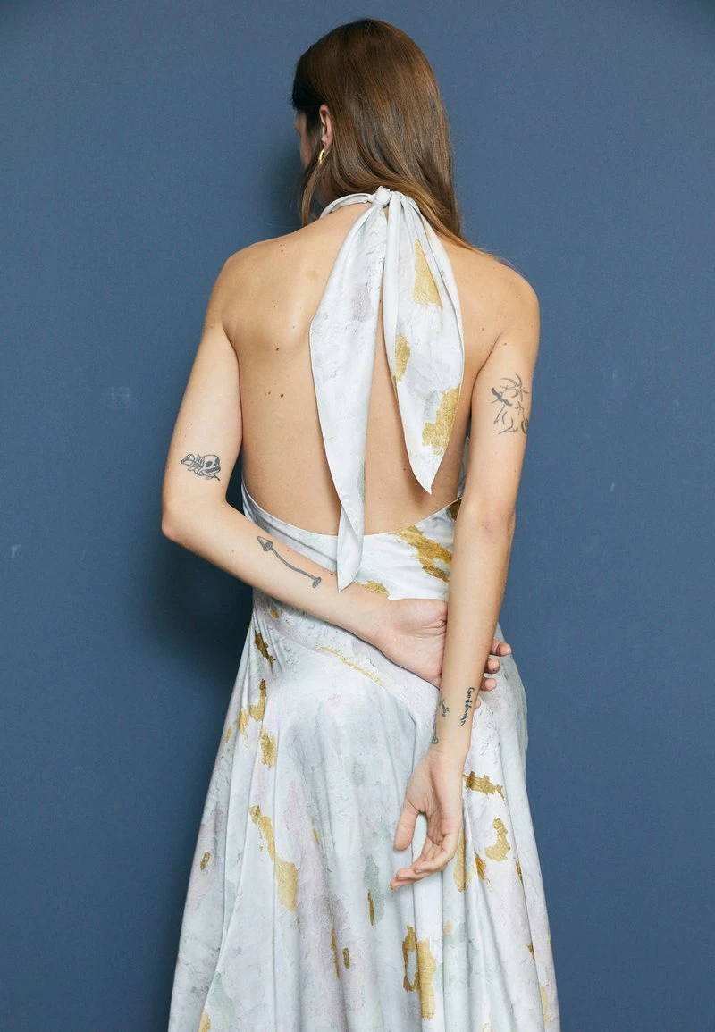 AllSaints ARIETA PAOLA DRESS - Cocktailkleid/festliches Kleid - Stone White 3 AllSaints ARIETA PAOLA DRESS - Cocktailkleid/festliches Kleid - Stone White – Bild 3