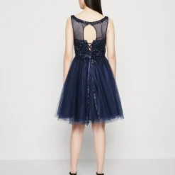 SWING DRESS - Cocktailkleid/festliches Kleid - Navy -Günstiges Fem Glanz Geschäft afcde6176e5249fbb30ac80179ac7f4f
