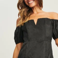 KATY - Cocktailkleid/festliches Kleid - Black Jacquard -Günstiges Fem Glanz Geschäft b3434156b7da4297a5a55b74bb2d8d89