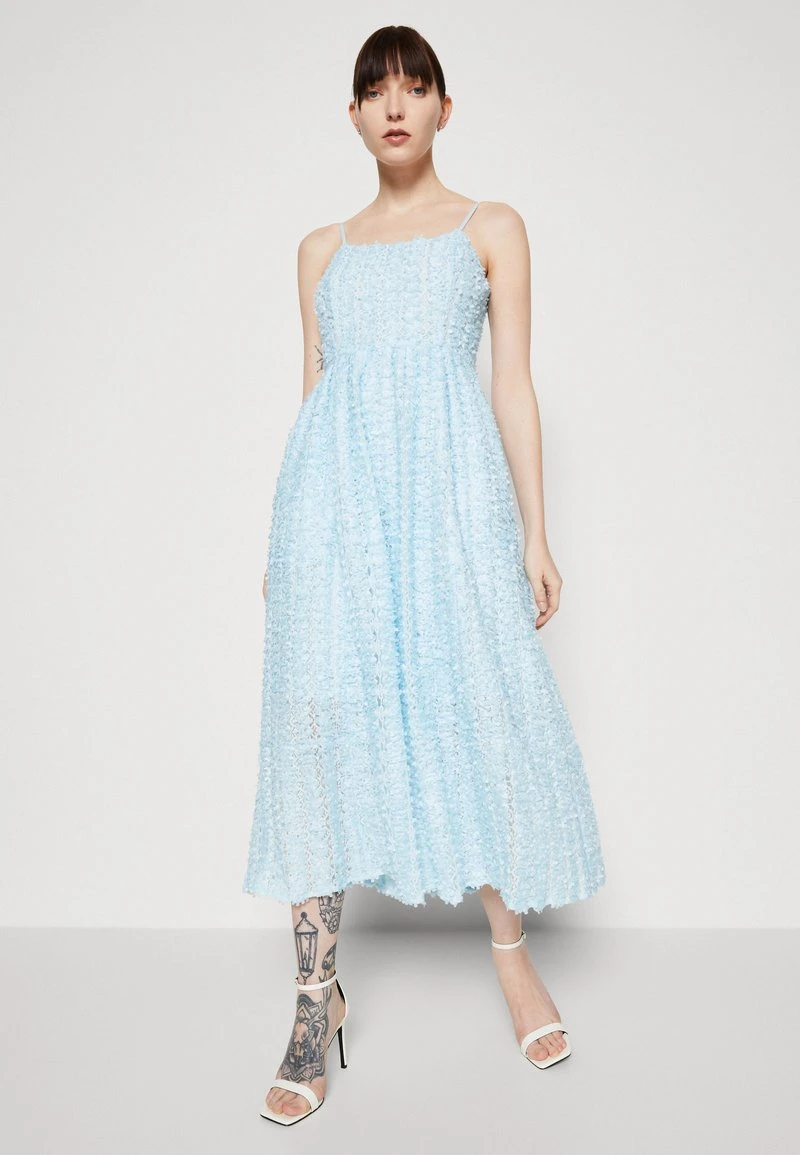 Selected Femme SLFTULLE MIDI DRESS - Cocktailkleid/festliches Kleid - Blue Heron 4 Selected Femme SLFTULLE MIDI DRESS - Cocktailkleid/festliches Kleid - Blue Heron – Bild 4