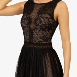 Cocktailkleid/festliches Kleid - Schwarz Beige 9 Cocktailkleid/festliches Kleid - Schwarz Beige -Günstiges Fem Glanz Geschäft b4ccd4dae987434287202d18b2c5264e