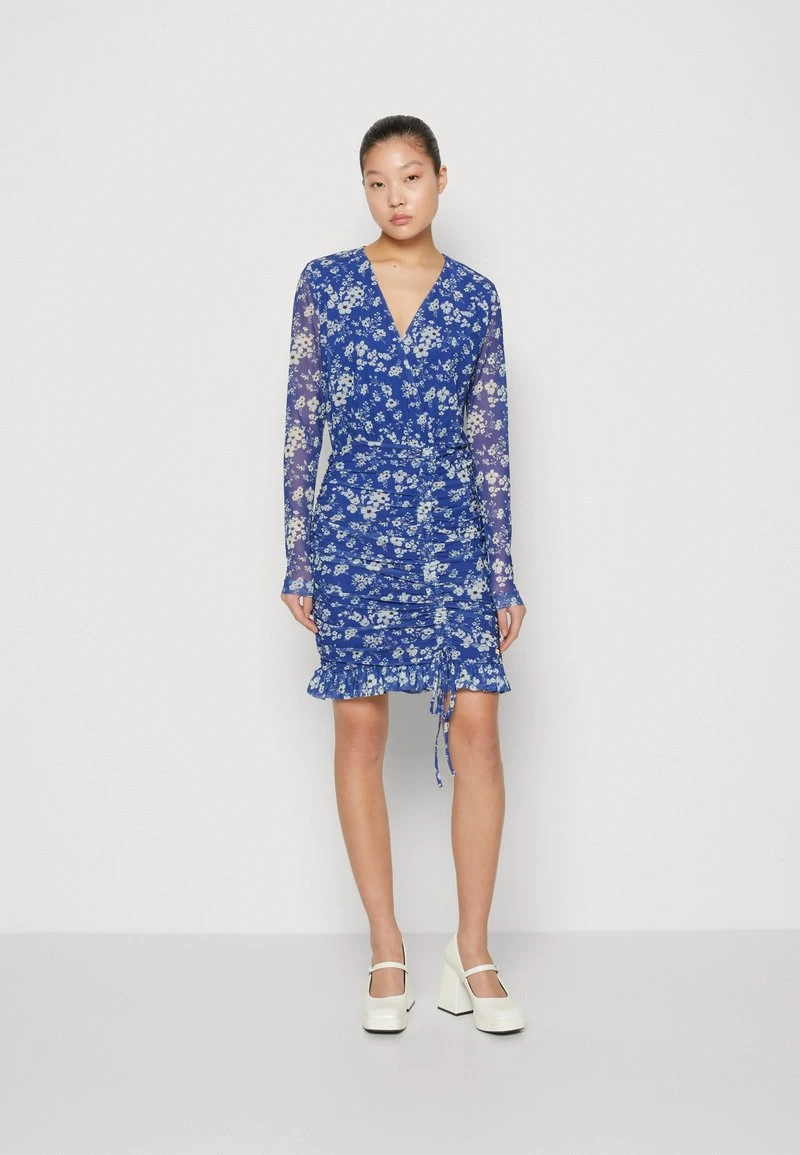 Nikkie FLOWER DRESS - Cocktailkleid/festliches Kleid - Royal Blue 1 Nikkie FLOWER DRESS - Cocktailkleid/festliches Kleid - Royal Blue