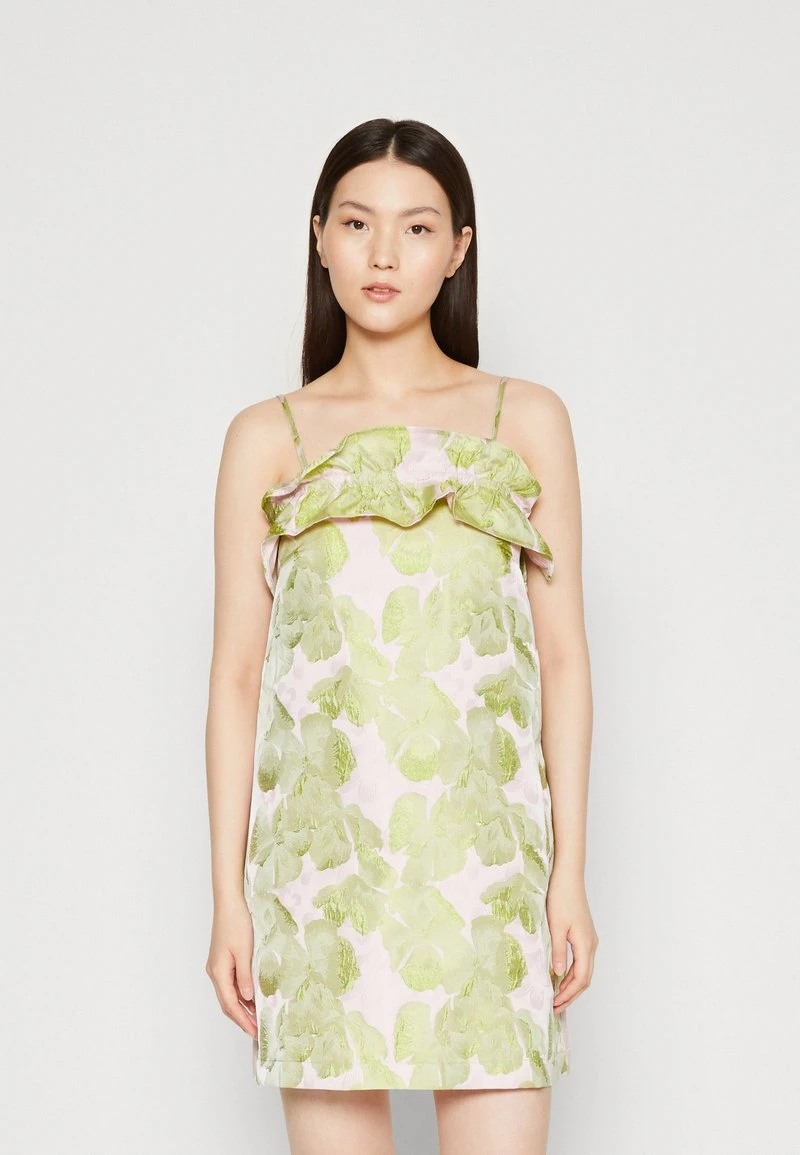 Selected Femme SLFCARMEN SHORT RUFFLED STRAP DRESS - Cocktailkleid/festliches Kleid - Sharp Green 1 Selected Femme SLFCARMEN SHORT RUFFLED STRAP DRESS - Cocktailkleid/festliches Kleid - Sharp Green