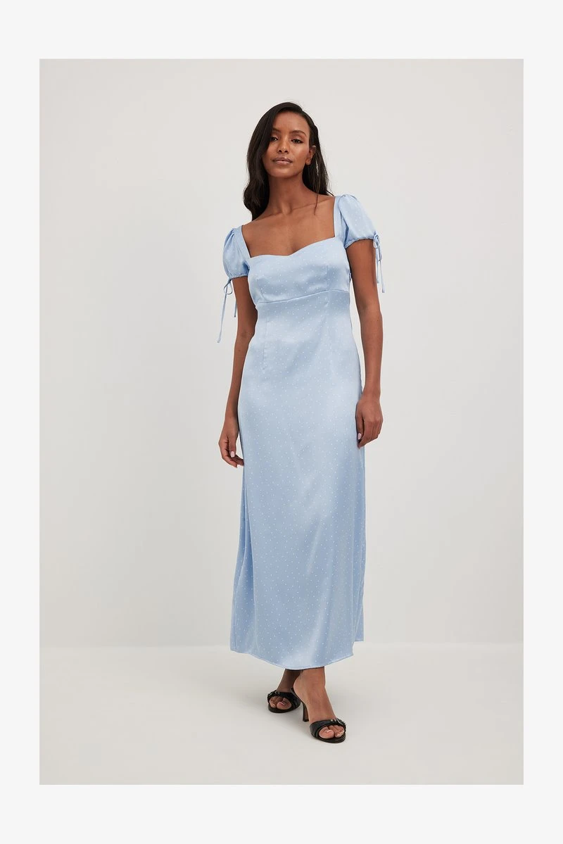 NA-KD CUT OUT DETAIL DRESS - Cocktailkleid/festliches Kleid - Blue 5 NA-KD CUT OUT DETAIL DRESS - Cocktailkleid/festliches Kleid - Blue – Bild 5