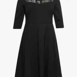 Sheego Cocktailkleid/festliches Kleid - Schwarz -Günstiges Fem Glanz Geschäft b810744f0d68483e978f4f16a677e2a5