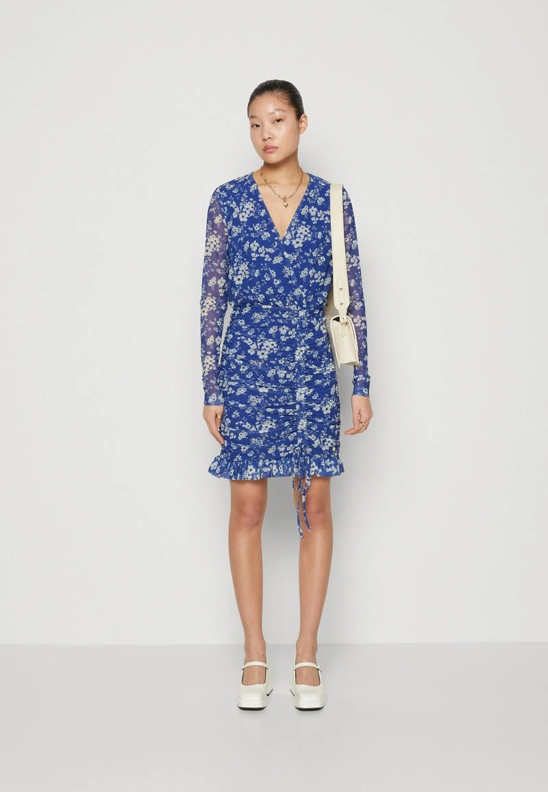Nikkie FLOWER DRESS - Cocktailkleid/festliches Kleid - Royal Blue 2 Nikkie FLOWER DRESS - Cocktailkleid/festliches Kleid - Royal Blue – Bild 2