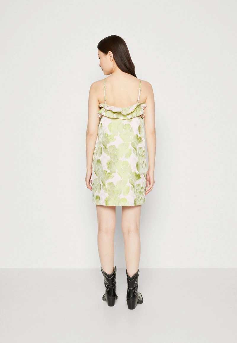 Selected Femme SLFCARMEN SHORT RUFFLED STRAP DRESS - Cocktailkleid/festliches Kleid - Sharp Green 3 Selected Femme SLFCARMEN SHORT RUFFLED STRAP DRESS - Cocktailkleid/festliches Kleid - Sharp Green – Bild 3