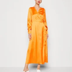 NEVER FULLY DRESSED WRAP SAKURA - Cocktailkleid/festliches Kleid - Orange