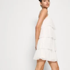 Vila VIBIA STRAP SHORT DRESS - Cocktailkleid/festliches Kleid - Cloud Dancer -Günstiges Fem Glanz Geschäft c159e0961c8045519350acf9201e7cf6